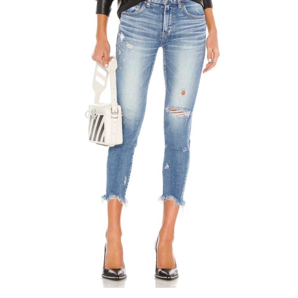 MOUSSY VINTAGE Glendele Distressed Skinny Jeans size 25